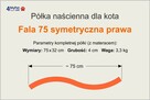 Półka dla kota, legowisko FALA 75 SP od 4MyPet.net - 4