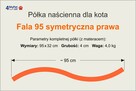 Półka dla kota, legowisko FALA 95 SP od 4MyPet.net - 4