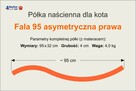 Półka dla kota, legowisko FALA 95 AP od 4MyPet.net - 4