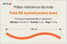 Półka dla kota, legowisko FALA 95 SL od 4MyPet.net - 4