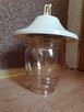 Stara lampa klosz rzyrandol PRL - 4