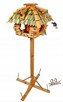 Karmnik dla ptaków model całoroczny z budką lęgową, ręcznie - 7