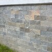 Płytki Łupek Szaro Złoty 30x10x0,8-1,3cm - 2