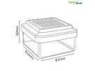 Lampa Solarna Na Słupek LED 60*40 Daszek Kopertowy - 8