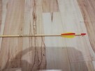 TANIO Strzały do łuku drewniane 29 metalowe ostre groty - 7