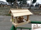 Karmnik dla ptaków na ziarno dla sikorek i wróbli - 5