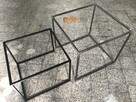 Stolik kawowy w stylu industrialnym modny wzór, różne - 6