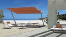 Parasol ogrodowy na 2 podstawach, modułowy Flexy Zen. - 2