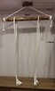 Lampa z wisząca z liny BAMBOO WHITE 130 żyrandol handmade - 3