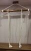 Lampa z wisząca z liny BAMBOO WHITE 130 żyrandol handmade - 2