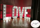 Wynajem podświetlanych napisów LOVE - 2