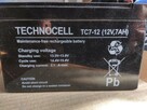 Akumulator Technocell TC 7-12 (12V, 7Ah) AGM - 1