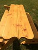 Ławka rozkładana, ławko-stół, 2w1, ławka ogrodowa - 5