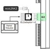El2adapter adapter EL2 V2 do łączenia ecoMAX ecoNET ecoLINK2 - 2
