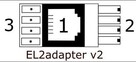 El2adapter adapter EL2 V2 do łączenia ecoMAX ecoNET ecoLINK2 - 1