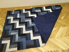 Jeansowy koc / pled HANDMADE - 3