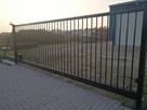 Brama przesuwna z pionowym wypełnieniem, brama wjazdowa, - 2