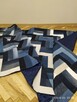 Jeansowy koc / pled HANDMADE - 7