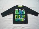 Cool Club r 98 Smyk Bluzka Koszulka ciemno szara bawełna - 4