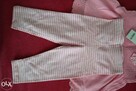 COOL CLUB różowy komplet bluzka / tunika + legginsy 74 nowy - 5