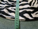 Sukienka zebra ,kr.rękaw ,wiążana z przodu, pas na gumce R.98 - 4
