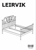 Rama łóżka Ikea Leirvik - 2