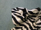 Sukienka zebra ,kr.rękaw ,wiążana z przodu, pas na gumce R.98 - 3