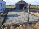 Układanie kostki brukowej kostki granitowej kamienia płytek - 3