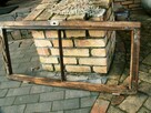 Okno z mazurskiej chaty na lustro aranżację 53x114 - 3