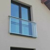 Balustrady nowoczesne szklane aluminiowe inox montaż - 6