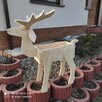 kwietnik skrzynka donica doniczka ozdoba jeleń łania - 4
