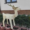 kwietnik skrzynka donica doniczka ozdoba jeleń łania - 1