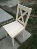 krzesła świerkowe nowe - 4