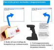 Skaner kodów kreskowych 1D 2D QR Aztec 2.4G Bluetooth kabel - 8