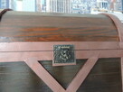 Kufer drewniany w stylu retro 53x36x40 - 9