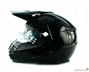 Sprzedam kask cross, enduro czarny, blenda zniżka.. - 3