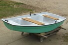 Łódka łódeczka bączek, łódź wędkarska płaskodenna wiosłowa m - 9