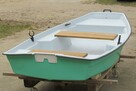 Łódka łódeczka bączek, łódź wędkarska płaskodenna wiosłowa m - 4