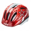 Kask rowerowy KED Meggy II S 46-51cm red stars LED - 1