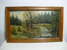 Obraz olejny - sygnowany - 82x51cm. - - 1