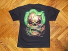 T-shirt 3D - metalowe ćwieki + kolczyk w nosie - rozm. L - 2