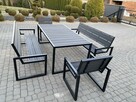 Duzy zestaw mebli ogrodowych z fotelami solidnie wykonany ko - 3