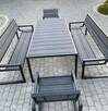 Duzy zestaw mebli ogrodowych z fotelami solidnie wykonany ko - 5