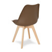 Krzesło brązowe z poduszką Tamara 44 - 3