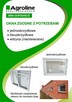 Okna gospodarcze inwentarskie 110x80 PCV plastik - 3