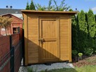 Domek narzędziowy 2 x 1,1m w konstrukcji słupowej - 3