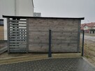 Domek 3 x 1,5m +drewutnia 1 x 1,5m z dachem prostym - 7