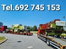 TRANSPORT NISKOPODWOZIOWY MASZYN KOMBAJNÓW CIAGNIKÓW - 1