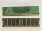 Pamięć RAM 2x Micron 256 MB DDR PC2700 333 MHz - 2
