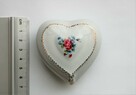 Puzderko szkatułka serce porcelana Ćmielów vintage - 8